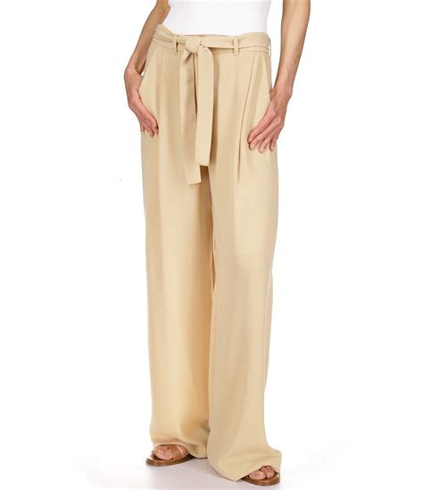 michael michael kors crepe wide-leg pants|crepe wide leg trousers.